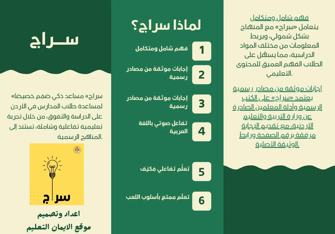 مطوية عن سراج